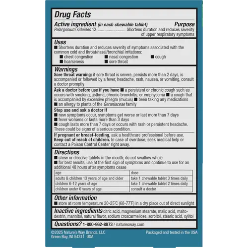 Umcka Cold Relief Chewables - Supplements