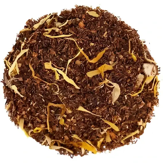 Vanilla Rooibos Chai Tea - Herbal blends cinnamon cardamom ginger cloves and vanilla. This caffeine-free