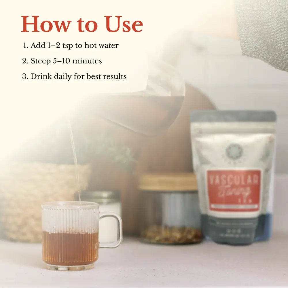 Vascular Toning Tea - 30 Cup Servings - Pregnancy Discover the Power of Herbal Tea! Say goodbye to varicose veins