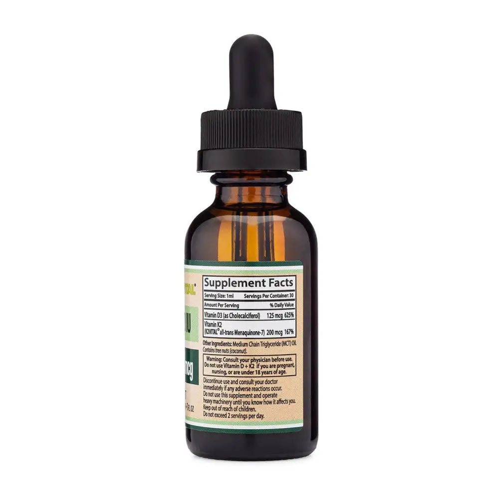 Vitamin D3 + K2 Liquid Drops - Apothecary provide immune support and bone health. This United States supplement