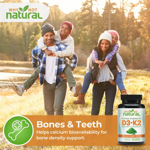 Vitamin D3 K2 with Organic Spirulina - Supplements