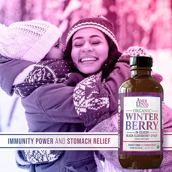 Winter Berry Elderberry Syrup