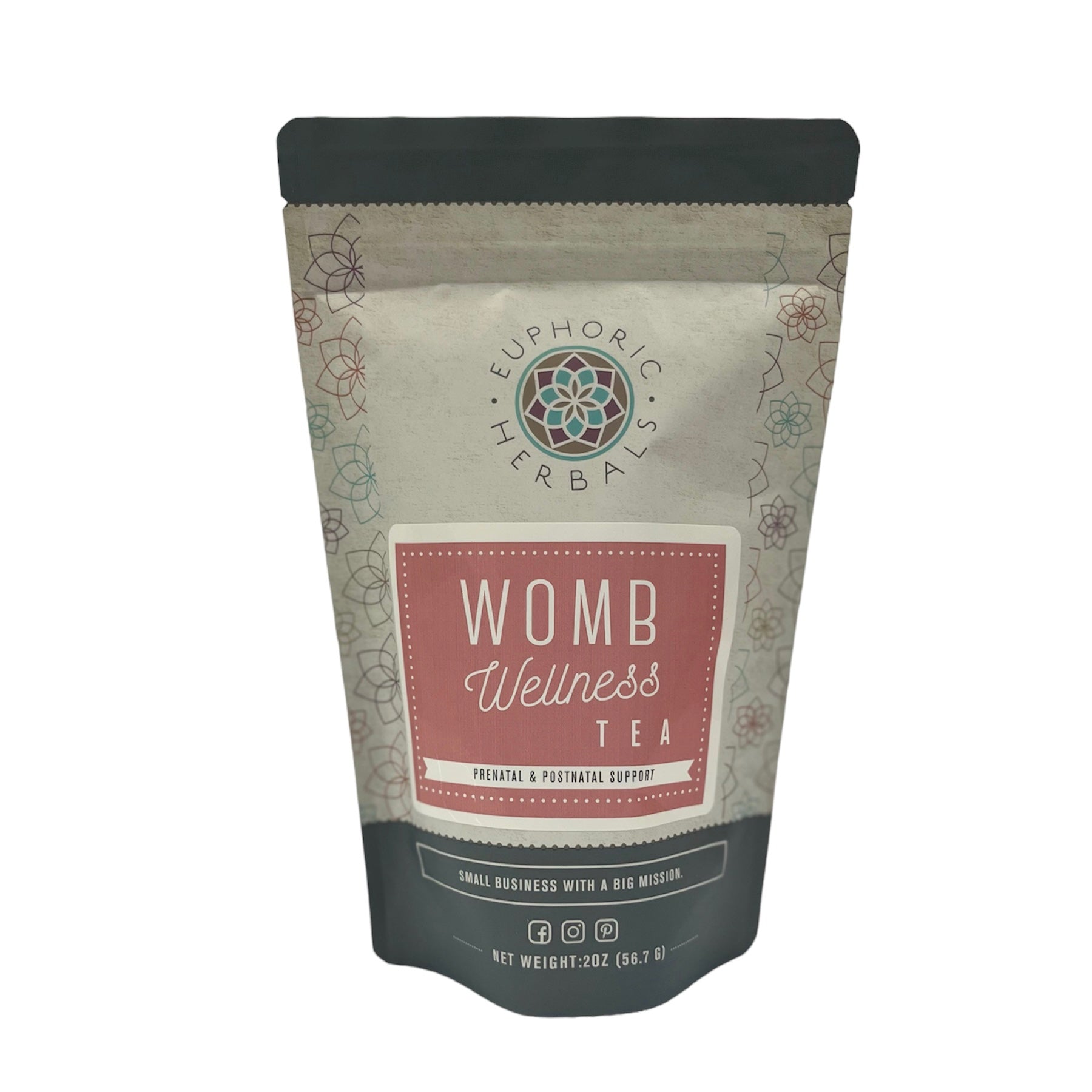 Womb Wellness Prenatal Tea - 60 Cup Servings - Pregnancy Discover pregnancy & postpartum herbal remedies for new