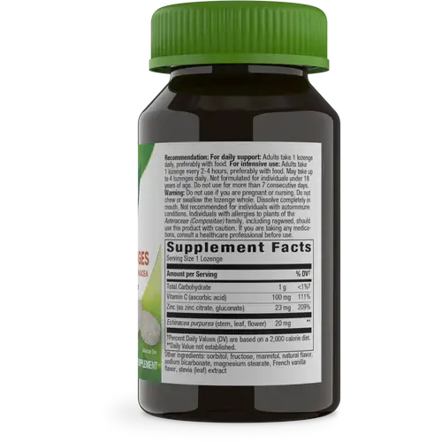 Zinc & Vitamin C Lozenges - Supplements