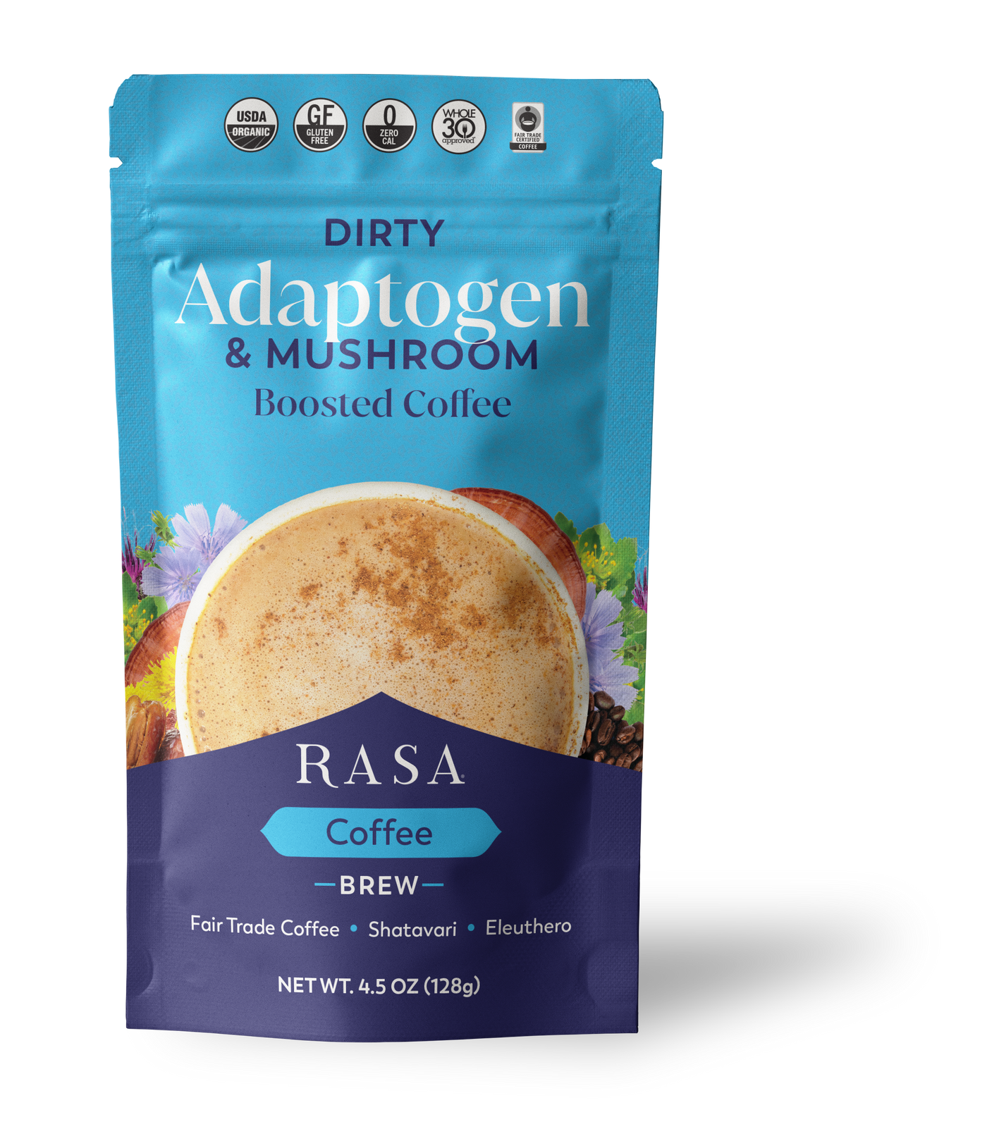 Dirty Adaptogen Mushroom Boosted Coffee